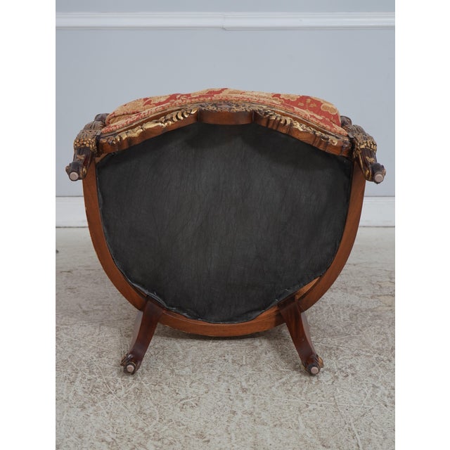 Pair of Louis XV Style Carved Bergere Wing Chairs For Sale - Image 17 of 18