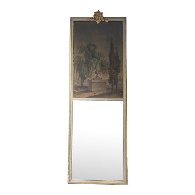 Italian Trumeau Mirror For Sale