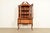 1920s Berkey & Gay Antique Georgian Burled Walnut Breakfront Bookcase Cabinet, Circa 1920s For Sale - Image 5 of 12