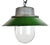 Industrial Green Enamel and Cast Iron Pendant Light, 1960s For Sale - Image 16 of 16