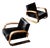Vintage Tank Lounge Chairs in Pony Skin by Alvar Aalto for Artek, 1960s, Set of 2 For Sale