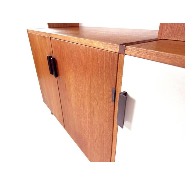 Black Vintage Wall Unit by Cees Braakman, 1960s For Sale - Image 8 of 10