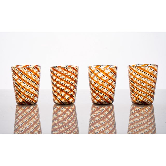 Contemporary Water Glasses by Mariana Iskra for Ribes Studio, Set of 8 For Sale - Image 3 of 4