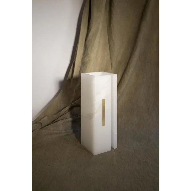 Stone Large 03C Pure White Onyx Sculpture by Marie Jeunet For Sale - Image 7 of 11