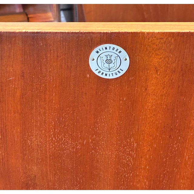 Mid-Century Modern European Mid Century Modern Teak Bookcase / Cabinet by McIntosh, Kirkcaldy, Scotland.1960 For Sale - Image 3 of 9