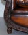 Brown Leather Two Seat Sofa For Sale - Image 13 of 18