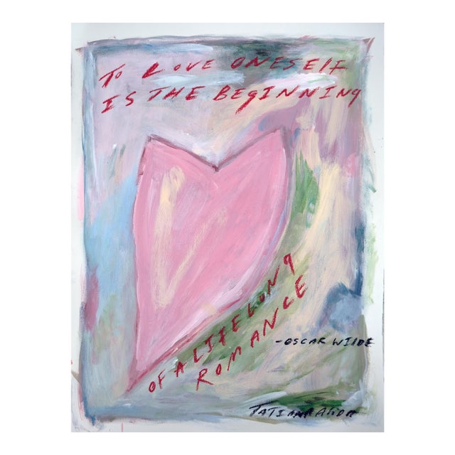 To Love Oneself Is the Beginning of a Life Long Romance by Tatiana Alida - Limited Edition A2 Print For Sale