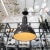 Industrial Industrial Style Enameled Pendant Fixture For Sale - Image 3 of 11