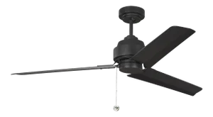 Visual Comfort Fan 54" Arcade in Midnight Black