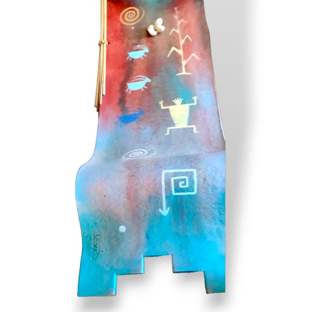 American Indian Totem Pole Style Dreamcatcher Wall Sculpture For Sale In Palm Springs - Image 6 of 11