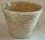 Mid-Century Modern Vintage Faux Wicker Ceramic Planter For Sale - Image 3 of 9