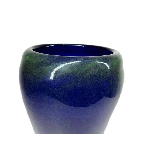 Large Murano Vase with Color Gradient, 1960s For Sale - Image 3 of 9