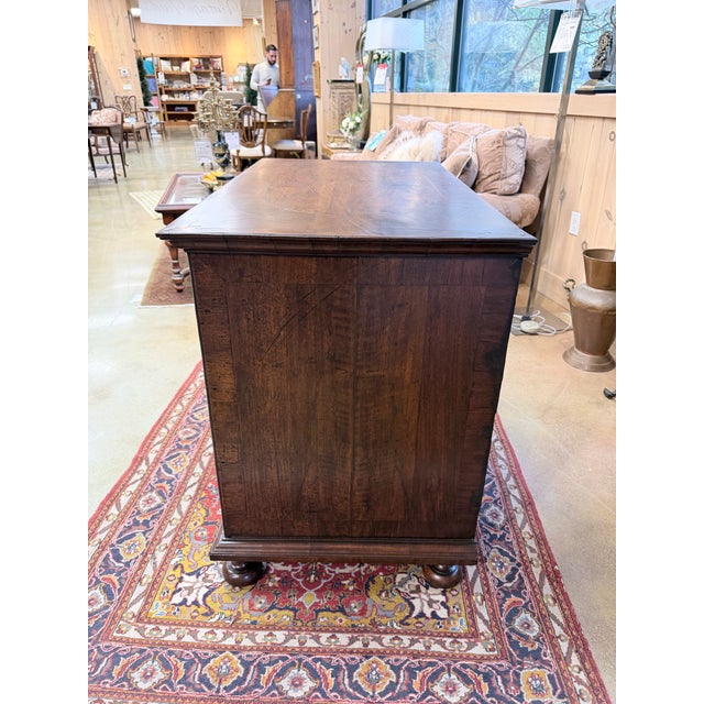 Traditional Antique English Georgian Two Over Three Chest For Sale - Image 3 of 10