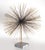 1980s 1980 Curtis Jeré Style Sunburst Dandelion Brass Sculpture Mounted on Marble Base For Sale - Image 5 of 16