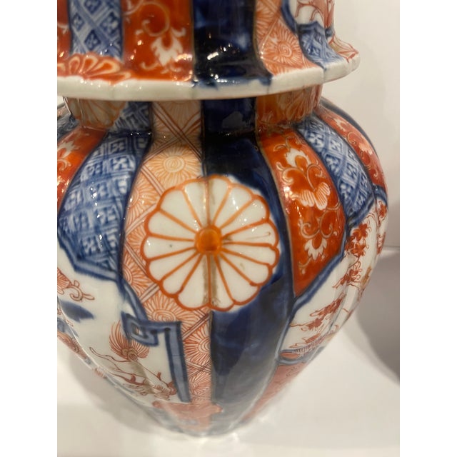Pair of Japanese Meiji Period Porcelain Ginger Jars, 19th Century For Sale In Savannah - Image 6 of 10