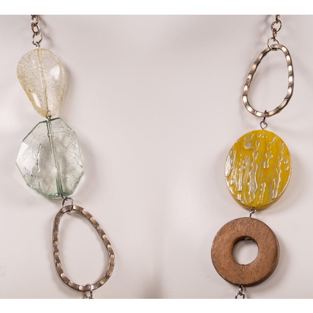 Aqua Costume Jewelry Necklace, 1970s-1980s For Sale - Image 8 of 14