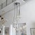 Cascading German Glass & Nickel Chandelier 1970 For Sale - Image 4 of 10