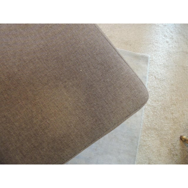 Metal Mid-Century Modern Style Upholstered Dining Chairs - Set of 2 For Sale - Image 7 of 9