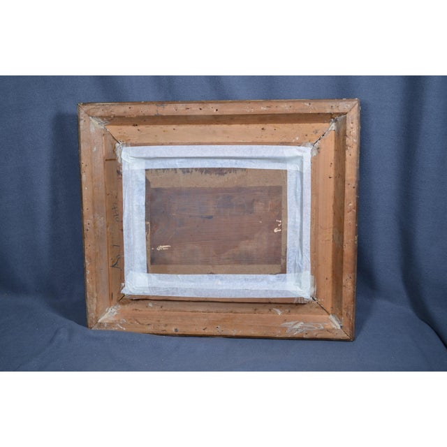 19th-Century French School Mythological Oil Painting, Nymph and Three Putti For Sale - Image 14 of 15