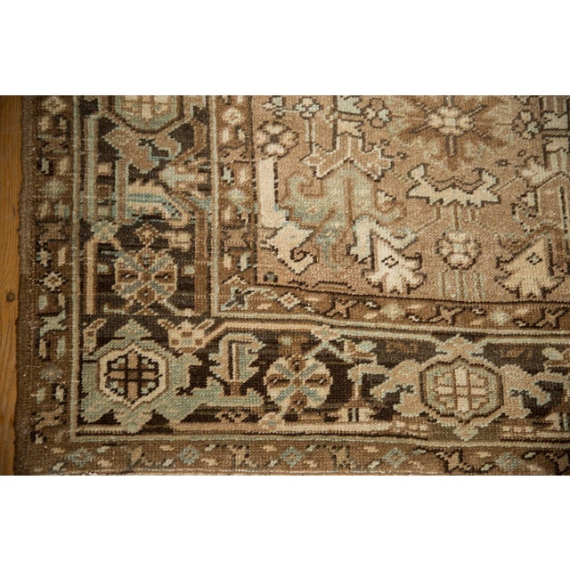 Chocolate Vintage Distressed Mehrivan Carpet - 7'11" x 10'8" For Sale - Image 8 of 11
