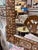 1960s Vintage Marquetry Wood Inlay Mirror Frame With Mother-of-Pearl For Sale - Image 5 of 7