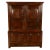Wood Antique 18th Century Welsh Oak Press Livery Housekeepers Cupboard Cabinet Chest 1750 For Sale - Image 7 of 14
