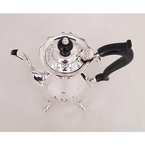 Arts and Crafts Sterling Silver Coffee Service from James Deakin & Sons, 1927, Set of 3 For Sale - Image 6 of 18