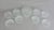 1970s Iittala Ultima Thule Style Wirkkala Clear Ice Glass Set of Nine Serving Bowls For Sale - Image 12 of 12