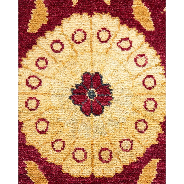 Traditional Mogul, One-of-a-Kind Hand-Knotted Area Rug in Red, 7' 10" x 10' 6" For Sale - Image 3 of 8