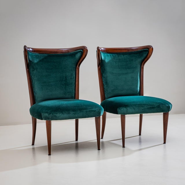 Pair of Lounge Chairs, Italy, 1950s For Sale - Image 12 of 18