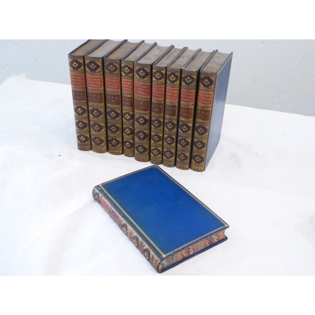 American 19th Century Leatherbound Volumes of Southey's Works - Set 10 For Sale - Image 3 of 3