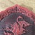 Early 20th Century Antique Chinese Red Cinnabar Lacquer Scalloped Dragon Plate With Calligraphy Marks For Sale - Image 5 of 12