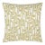The House Of Scalamandré Telly Square Pillow In Keylime For Sale