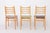1970s Vintage German Dining Chairs in Beech Wood, Set of 4 For Sale - Image 5 of 9