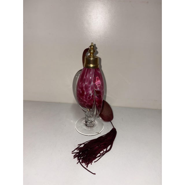 Glass Vintage Murano Perfume Holder, 1920 For Sale - Image 7 of 12