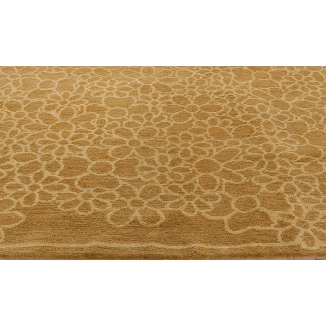Contemporary Tibetan Handmade Silk and Wool Rug by Doris Leslie Blau For Sale - Image 4 of 6