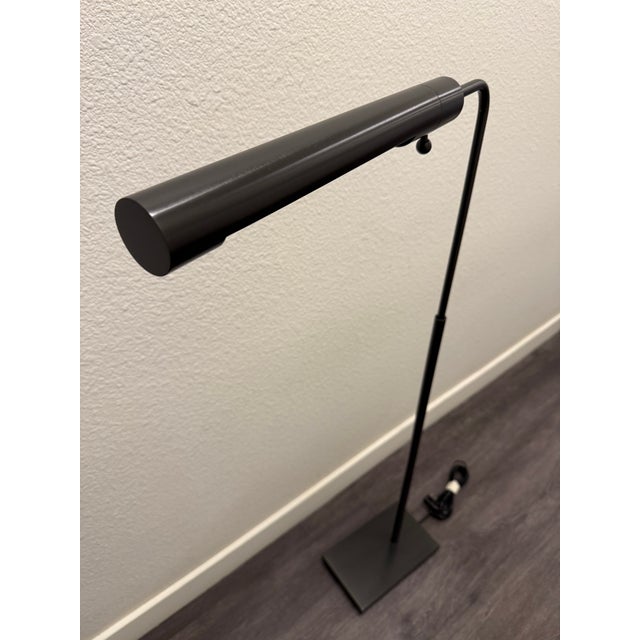 Bauhaus Modern Black Telescoping Floor Lamp For Sale - Image 3 of 6