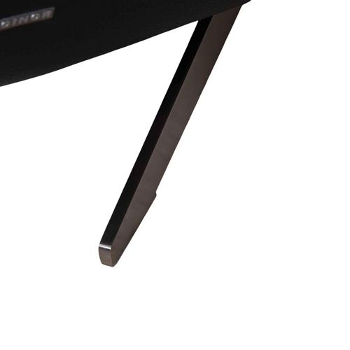 Black Black Leather Evita Two-Seater Sofa with Electric Function from Koinor For Sale - Image 8 of 15