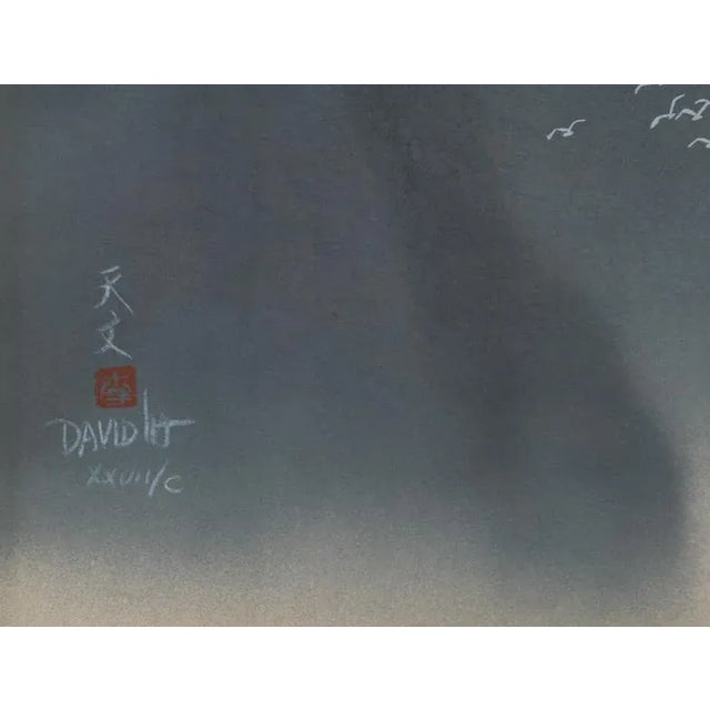 Artist: David Lee, Chinese (1944 - ) Title: Birds in a valley Year: circa 1985 Medium: Lithograph, signed and numbered in...