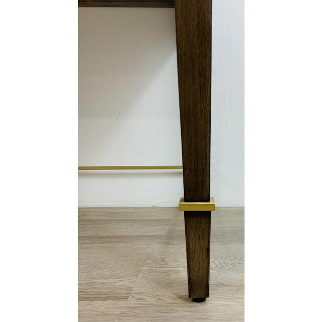 Currey & Company Currey & Co. Modern Medium Wood Verona Chanerelle Writing Desk Prototype For Sale - Image 4 of 9