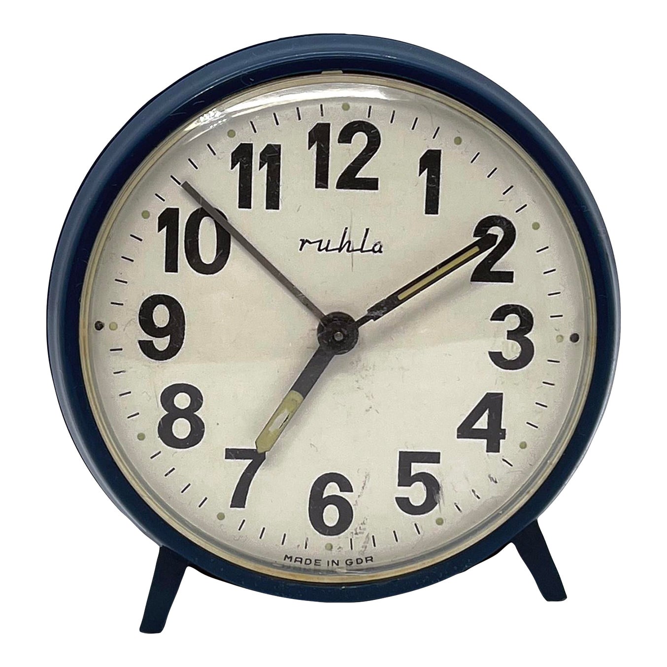 Ruhla Mechanical Alarm Clock in Modern Style, Germany, 1970s Chairish