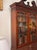 Early George III Mahogany Bureau Bookcase With Carved Swan Neck Pediment For Sale - Image 15 of 17