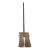 Vintage Bamboo Rattan and Straw Decorative Broom For Sale