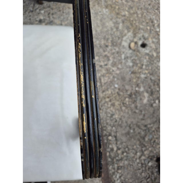 1950s Kittinger Set of 8 Ebonized & Gilt Neoclassical Dining Chairs For Sale - Image 9 of 12