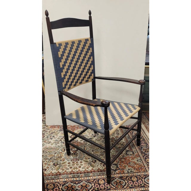 Authentic 19th Century Shaker #6 Chair For Sale - Image 9 of 11