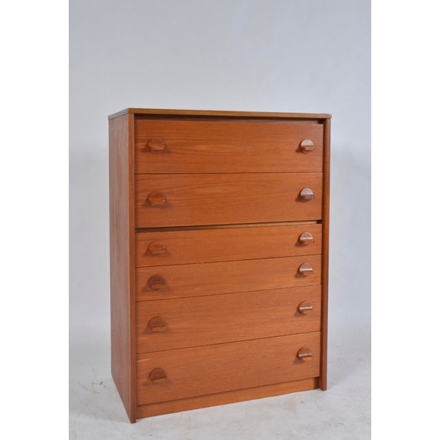 Mid-Century Teak Tallboy Chest of Drawers by Stag in the style of Cantata Range by Ron Carter, 1960s For Sale - Image 18 of 18