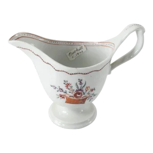 English New Hall Porcelain Creamer Circa 1820