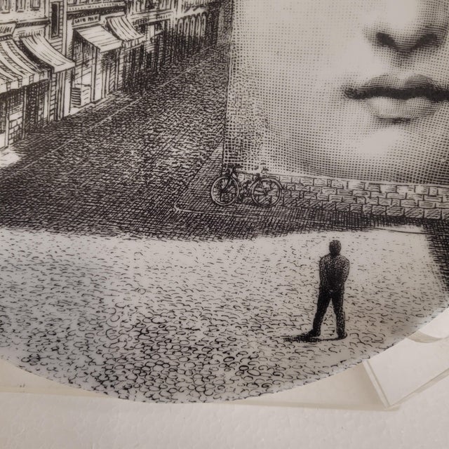 20th Century Porcelain Tema e Variazioni 223 and 205 Plates from Piero Fornasetti, Italy, 1950s, Set of 2 For Sale - Image 11 of 18