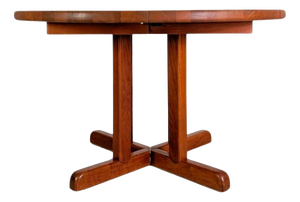 Mid-Century Modern Extendable Dining Table in Teak, 1960