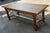 Brown French Country Farm Dining Table For Sale - Image 8 of 12